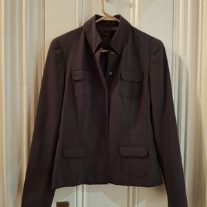 Women's Elie Tahari Dark Brown Tailored Jacket SIZE 10